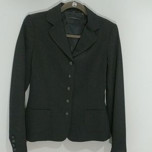 ELIE TAHARI Virgin Wool Classic Blazer Suit Jacket Black Size 6
